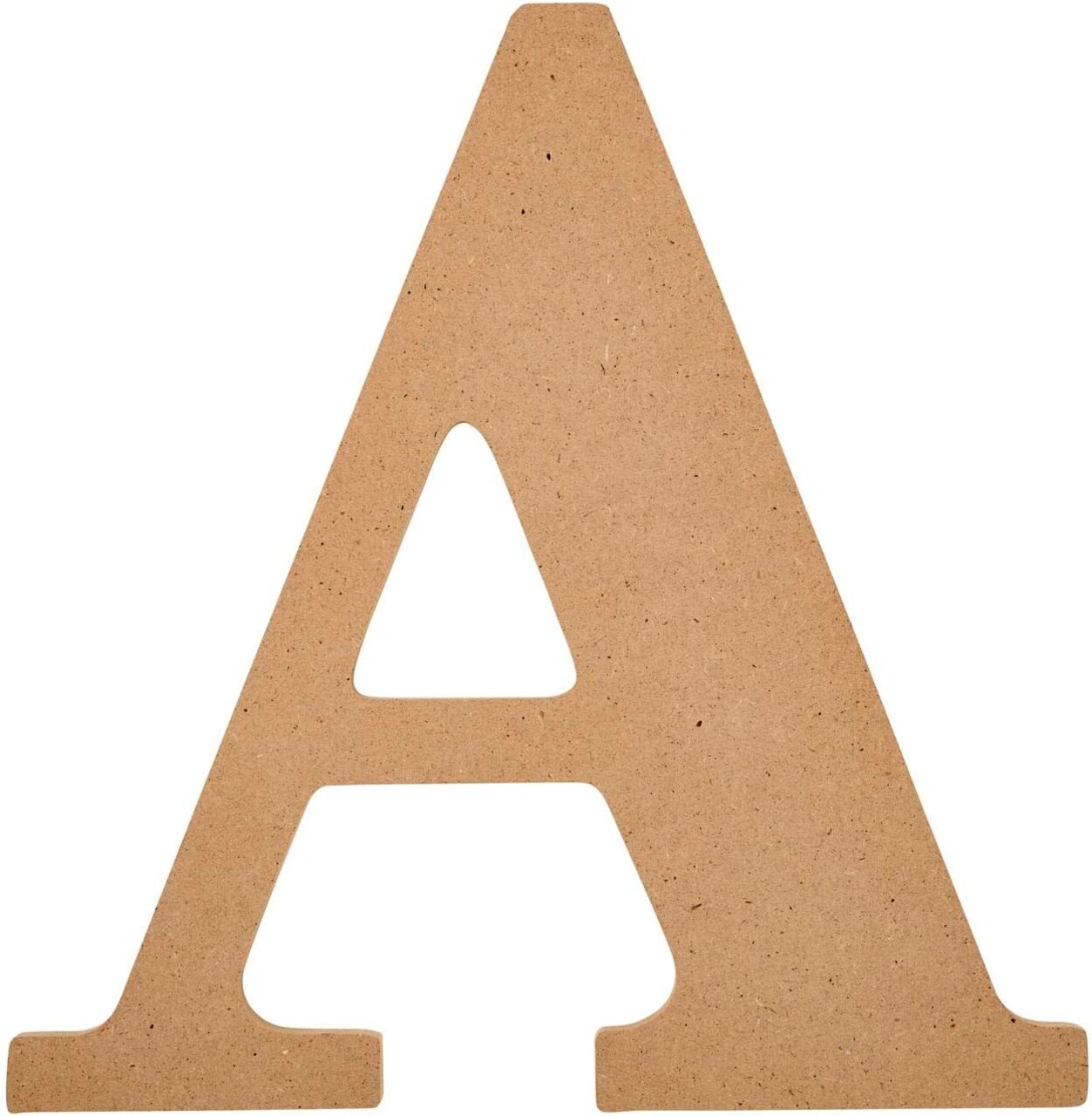 Plaid Wood Unfinished Letter, 8" Wooden Surface Perfect for DIY Arts and Crafts Projects